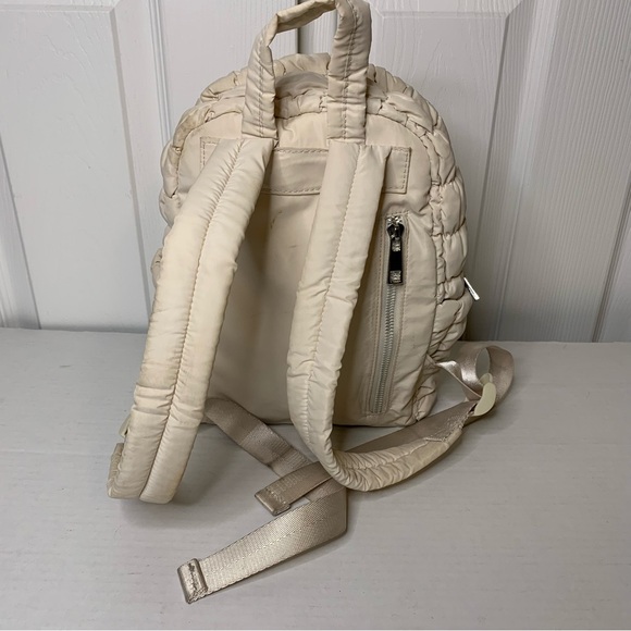 A New Day Cream Quilted Mini Backpack - Picture 3 of 5